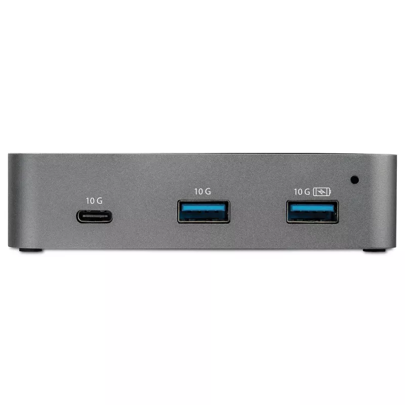 StarTech.com ~3-portowy hub USB-C 3.2 Gen 2 z adapterem Ethernet - 10Gbps USB Type-C na 2x USB-A i 1x USB-C - Hub USB z szybkim ładowaniem telefonu BC 1.2 - Superszybki hub USB-C 10Gbps