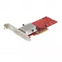 StarTech.com Dual M.2 PCIe SSD Adapter Card - x8 / x16 Dual NVMe or AHCI M.2 SSD to PCI Express 3.0 - M.2 NGFF PCIe (M-Key) Kompatybilny - Supports 2242, 2260, 2280 - JBOD - Mac & PC