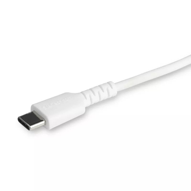 StarTech.com 3 stopa (1 m) wytrzymały biały kabel USB-C do Lightning - solidny, wzmocniony włóknem aramidowym przewód zasilający/synchronizujący USB typu C do Lightning - Apple MFi Certified do iPada/iPhone'a 12