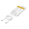 StarTech.com 3 stopa (1 m) wytrzymały biały kabel USB-C do Lightning - solidny, wzmocniony włóknem aramidowym przewód zasilający/synchronizujący USB typu C do Lightning - Apple MFi Certified do iPada/iPhone'a 12