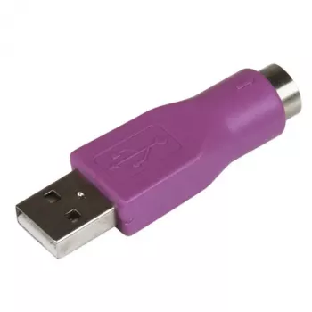 StarTech.com Adapter zastępczy klawiatura PS/2 na USB - F/M, USB A, PS/2, fioletowy