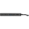 StarTech.com Adapter wieloportowy USB C — podróżna stacja dokująca USB-C z 4K HDMI, 3-portowym hubem USB 3.0, czytnikiem SD/SDHC, GbE, zasilaniem przejściowym PD 3.0 60 W — USB Type-C/Thunderbolt 3 — zamiennik DKT30CSDHPD