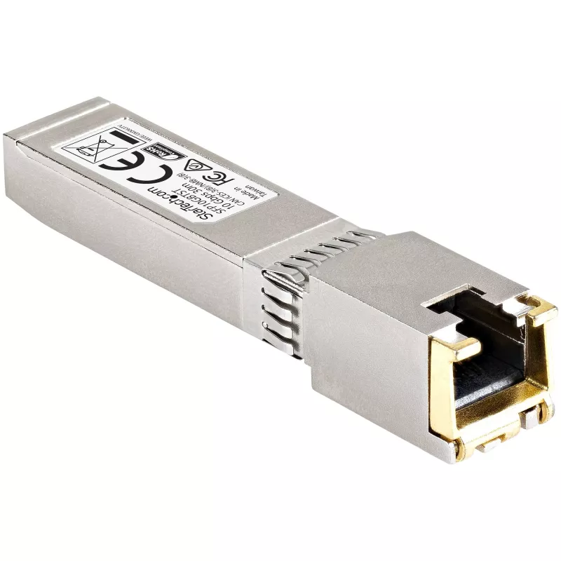 StarTech.com Moduł SFP+ kompatybilny z Cisco SFP-10GB-TC - 10GBASE-T - SFP do RJ45 Cat6/Cat5e - 10GE Gigabit Ethernet SFP+ - RJ-45 30m - Cisco Firepower, ASR1000, ASR9000