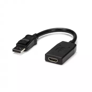 StarTech.com DisplayPort do HDMI Adapter - DP do HDMI Adapter/Konwerter wideo - 1080p - Certyfikat VESA - DP do HDMI Monitor/Wyświetlacz/Projektor Adapter Dongle - Pasywny - Zatrzaskowe złącze DP