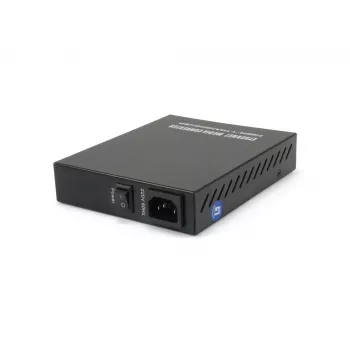 LevelOne RJ45 na SC Zarządzalny Konwerter Mediów Gigabit, Światłowód Wielomodowy