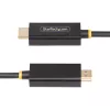 StarTech.com kabel przejściówki DisplayPort na HDMI 1 m, 4K 60 Hz z HDR, DP na HDMI 2.0b, aktywny konwerter wideo, z DisplayPort komputera stacjonarnego do monitora HDMI
