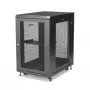 StarTech.com 4-Post 18U Server Rack Cabinet, Lockable 19 inch Data Rack Cabinet for Computer / AV / IT Equipment, Office / Home sieciowy Rack with Casters & Adjustable Mounting Rails