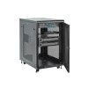 StarTech.com 4-Post 18U Server Rack Cabinet, Lockable 19 inch Data Rack Cabinet for Computer / AV / IT Equipment, Office / Home sieciowy Rack with Casters & Adjustable Mounting Rails