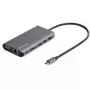 StarTech.com USB C Multiport Adapter - USB-C Mini Travel Dock z 4K HDMI lub 1080p VGA - 3x USB 3.0 Hub, SD, GbE, Audio, 100W PD Pass-Through - Przenośna stacja dokująca do laptopa/tabletu