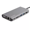 StarTech.com USB C Multiport Adapter - USB-C Mini Travel Dock z 4K HDMI lub 1080p VGA - 3x USB 3.0 Hub, SD, GbE, Audio, 100W PD Pass-Through - Przenośna stacja dokująca do laptopa/tabletu