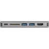 StarTech.com USB C Multiport Adapter - USB-C Mini Travel Dock z 4K HDMI lub 1080p VGA - 3x USB 3.0 Hub, SD, GbE, Audio, 100W PD Pass-Through - Przenośna stacja dokująca do laptopa/tabletu