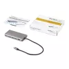 StarTech.com USB C Multiport Adapter - USB-C Mini Travel Dock z 4K HDMI lub 1080p VGA - 3x USB 3.0 Hub, SD, GbE, Audio, 100W PD Pass-Through - Przenośna stacja dokująca do laptopa/tabletu