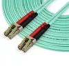 StarTech.com 10m (30ft) LC/UPC do LC/UPC OM4 wielomodowy światłowód, 50/125µm LOMMF/VCSEL kabel zipcord, 100G, niskie straty wtrąceniowe - LSZH zworka światłowodowa