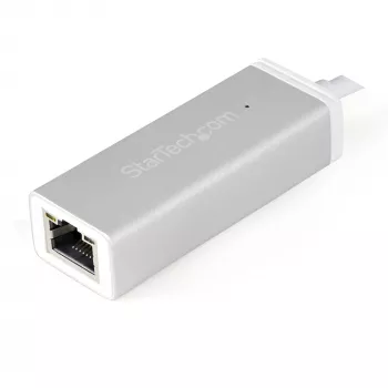 StarTech.com Adapter sieciowy USB-C do Gigabit Ethernet - srebrny, przewodowy, USB, Ethernet, 5000 Mbit/s, srebrny