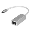 StarTech.com Adapter sieciowy USB-C do Gigabit Ethernet - srebrny, przewodowy, USB, Ethernet, 5000 Mbit/s, srebrny
