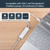 StarTech.com Adapter sieciowy USB-C do Gigabit Ethernet - srebrny, przewodowy, USB, Ethernet, 5000 Mbit/s, srebrny