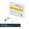 StarTech.com Adapter sieciowy USB-C do Gigabit Ethernet - srebrny, przewodowy, USB, Ethernet, 5000 Mbit/s, srebrny