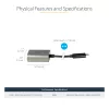 StarTech.com Adapter USB-C na VGA – 1080p, przejściówka USB Typu-C na VGA – konwerter wideo USB-C (DP Alt Mode) na monitor/wyświetlacz VGA – kompatybilny z Thunderbolt 3 – dołączony kabel o długości 12 cali – zaktualizowana wersja CDP2VGA