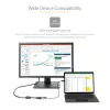StarTech.com Adapter USB-C na VGA – 1080p, przejściówka USB Typu-C na VGA – konwerter wideo USB-C (DP Alt Mode) na monitor/wyświetlacz VGA – kompatybilny z Thunderbolt 3 – dołączony kabel o długości 12 cali – zaktualizowana wersja CDP2VGA