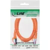 Kabel krosowy InLine S/FTP PiMF Kat.6 250MHz PVC miedź pomarańczowy 3m