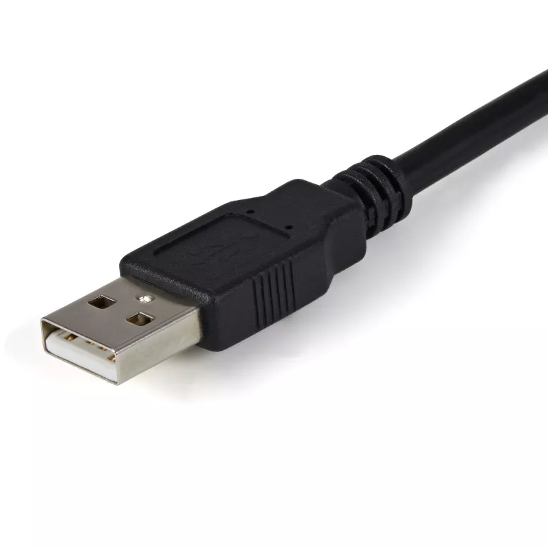 StarTech.com 1,8 m 2-portowy adapter kablowya FTDI USB na szeregowy RS232 z zachowaniem COM, USB na RS232 - TAA