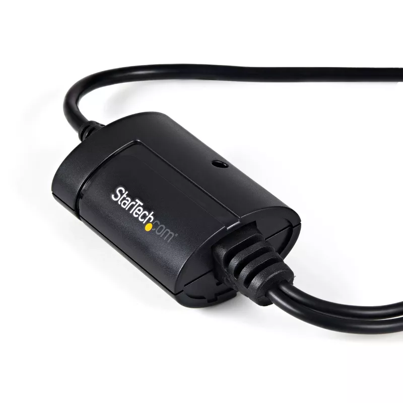 StarTech.com 1,8 m 2-portowy adapter kablowya FTDI USB na szeregowy RS232 z zachowaniem COM, USB na RS232 - TAA
