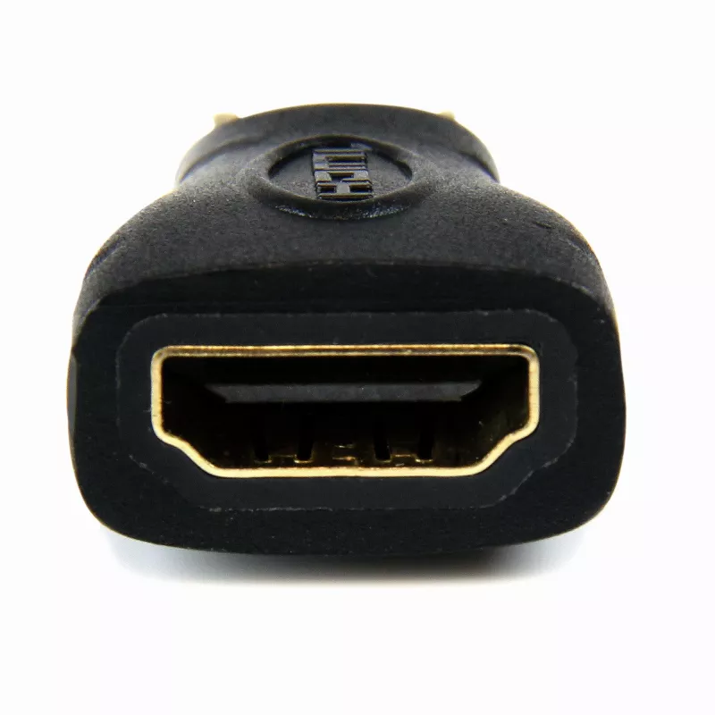 StarTech.com Adapter Mini HDMI na HDMI - 4K High Speed HDMI Adapter - Adapter 4K 30Hz Ultra HD High Speed HDMI - HDMI 1.4 - Pozłacane złącza - UHD Mini HDMI Adapter 4K - Czarny