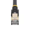 StarTech.com 10m CAT6a Ethernet kabel - 10 Gigabit Shielded Snagless RJ45 100W PoE Patch Cord - 10GbE STP kabel sieciowy w/Strain Relief - Czarny Individually Tested/Wiring is UL Certified/TIA