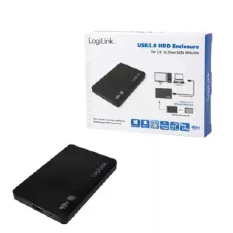 Obudowa HDD LogiLink UA0256 Czarna 2,5 cala