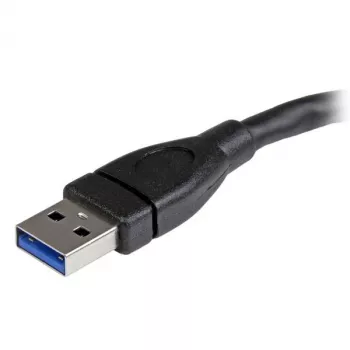 Przedłużacz StarTech.com USB 3.0 A-A - 6 inch, czarny