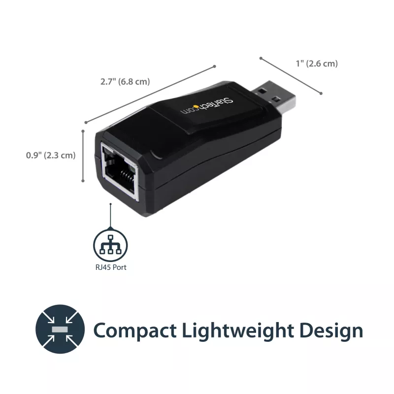 StarTech.com USB 3.0 na Gigabit Ethernet NIC – karta sieciowa 10/100/1000 Mb/s