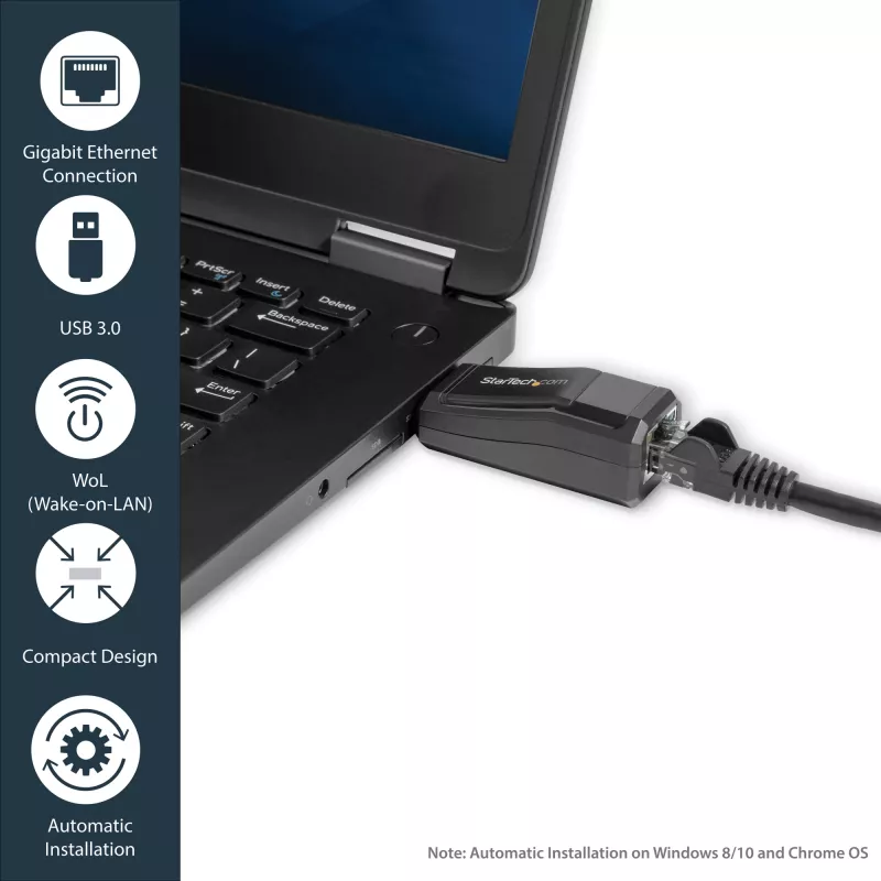 StarTech.com USB 3.0 na Gigabit Ethernet NIC – karta sieciowa 10/100/1000 Mb/s