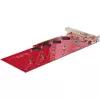 StarTech.com Quad M.2 PCIe Adapter Card, PCIe x16 do Quad NVMe lub AHCI M.2 SSD, PCI Express 4.0, 7,8 GBps/napęd, wymagana bifurkacja, kompatybilny z Windows/Linux