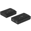 StarTech.com 4-portowy hub przedłużacza USB 2.0 przez pojedynczy kabel Ethernet CAT5e/CAT6 (RJ45) - 100 m - zestaw adapterów huba przedłużacza USB - obudowa metalowa - zasilany zewnętrznie - 480 Mbps