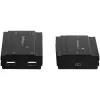 StarTech.com 4-portowy hub przedłużacza USB 2.0 przez pojedynczy kabel Ethernet CAT5e/CAT6 (RJ45) - 100 m - zestaw adapterów huba przedłużacza USB - obudowa metalowa - zasilany zewnętrznie - 480 Mbps