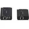 StarTech.com 4-portowy hub przedłużacza USB 2.0 przez pojedynczy kabel Ethernet CAT5e/CAT6 (RJ45) - 100 m - zestaw adapterów huba przedłużacza USB - obudowa metalowa - zasilany zewnętrznie - 480 Mbps