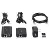 StarTech.com 4-portowy hub przedłużacza USB 2.0 przez pojedynczy kabel Ethernet CAT5e/CAT6 (RJ45) - 100 m - zestaw adapterów huba przedłużacza USB - obudowa metalowa - zasilany zewnętrznie - 480 Mbps