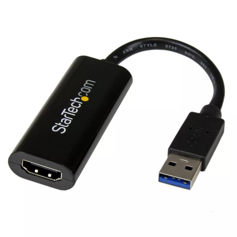 Adapter StarTech.com USB 3.0 na HDMI, konwerter monitora USB na HDMI dla Windows, 1080P (brak wsparcia dla macOS/ChromeOS/Linux) - TAA