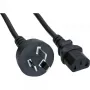 Kabel zasilający InLine, Australia na 3-pin IEC C13 męski, 1,8m