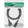Kabel zasilający InLine, wtyczka włoska męska / 3-pinowy IEC C13 męski, 1,8 m