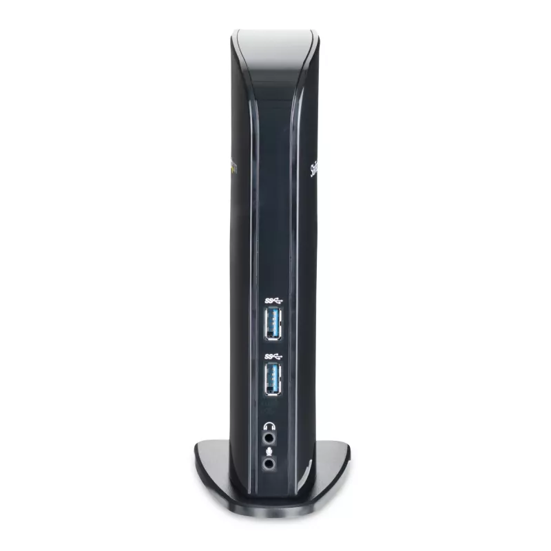 Stacja dokująca StarTech.com Dual Monitor USB 3.0 z HDMI - DVI - 6 portami USB~Stacja dokująca do laptopa Dual Monitor USB 3.0 z HDMI i DVI/VGA, 6-portowy hub USB-A, GbE, audio, uniwersalna dok Type-A - Windows/macOS/ChromeOS