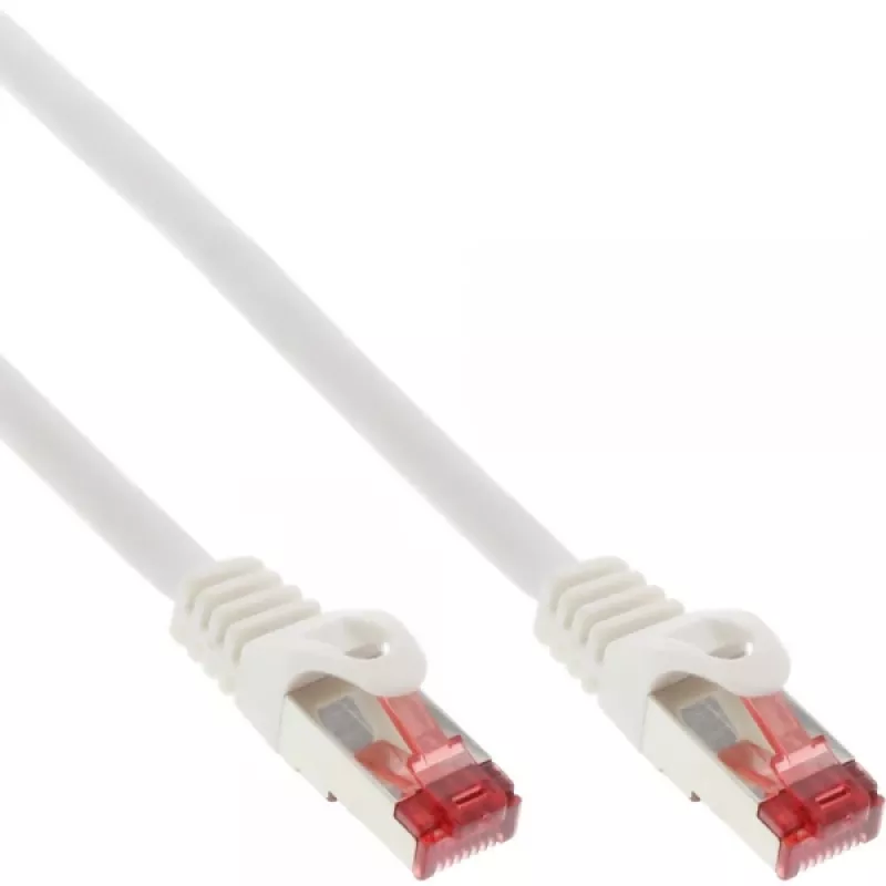 InLine Patch kabel S/FTP PiMF Cat.6 250MHz PVC CCA biały 2m