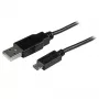 StarTech.com Krótki kabel Micro-USB - M/M - 15cm (6in), 0,15 m, USB A, Micro-USB B, USB 2.0, Męski/Męski, Czarny