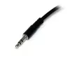 StarTech.com cienki Stereo Splitter kabel - 3.5mm Male to 2x 3.5mm Female