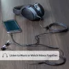 StarTech.com cienki Stereo Splitter kabel - 3.5mm Male to 2x 3.5mm Female