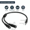 StarTech.com cienki Stereo Splitter kabel - 3.5mm Male to 2x 3.5mm Female