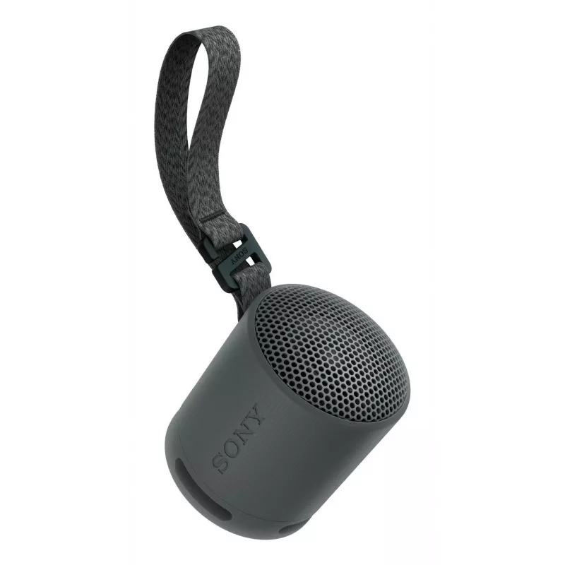 Sony SRS-XB100 - Bezprzewodowy przenośny głośnik Bluetooth, wytrzymała konstrukcja IP67 wodoodporna i pyłoszczelna, 16 godzin pracy na baterii, ekologiczny, do użytku outdoorowego i podróży, czarny