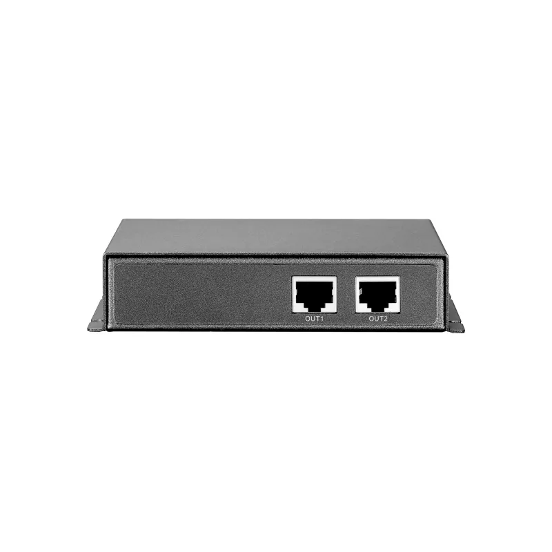 LevelOne Gigabit PoE Repeater, kaskadowy, 2 wyjścia PoE