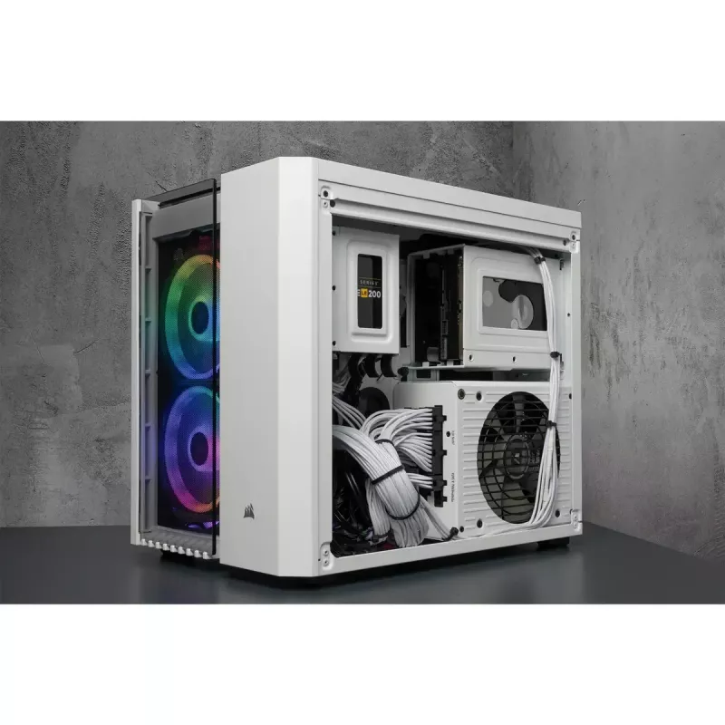 Obudowa PC Corsair Crystal 280X Micro ATX Biała