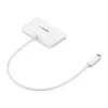 StarTech.com 3-Port USB-C Hub with Gigabit Ethernet - USB-C na 3x USB-A - Hub USB 3.0 - Biały